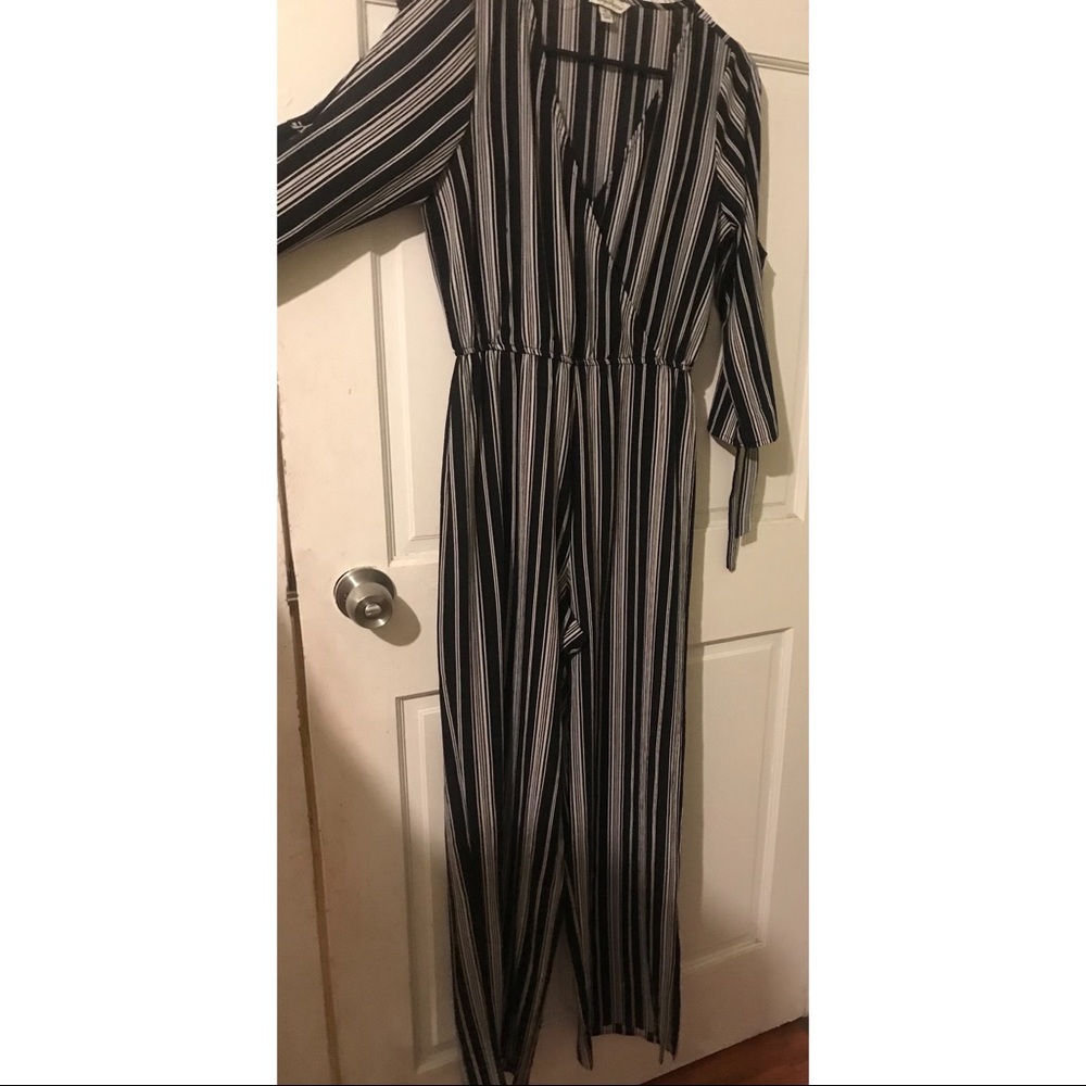 Striped jumpsuit
